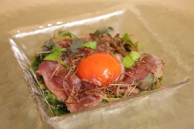 桜肉のすき焼き風