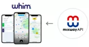 「Whim」と「mixway API」の連携イメージ画像