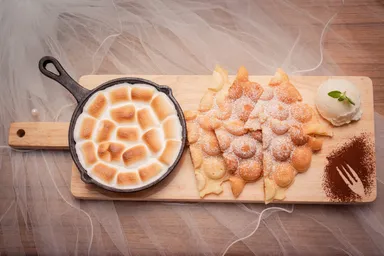 1番人気スイーツ、スモアパッフル