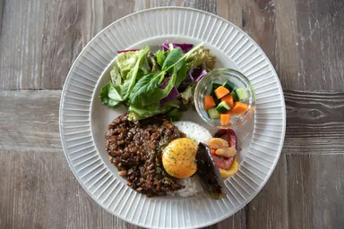 くせになるキーマカレーランチ