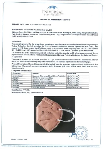 EU輸出のためのCE認証