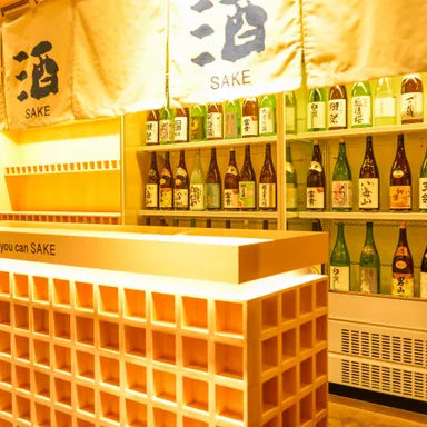 常時80種類の日本酒