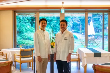 高山シェフ(左)と山本シェフ(右)