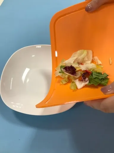 食材を移しやすい