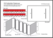 立体版シュレーダーの階段図形展開図のイメージ（明治大学）