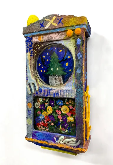 Yuichi Hirako, Tree ring 01, 2020, H530xD120xW250mm (C)Yuichi Hirako