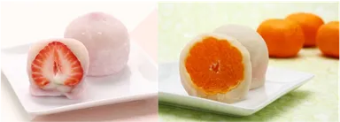 角八本店　みかん大福、いちご大福