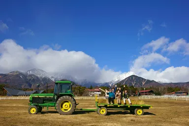 冬のヘイライドと八ヶ岳