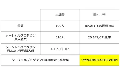 2_ソーシャルプロダクツの年間推定市場規模