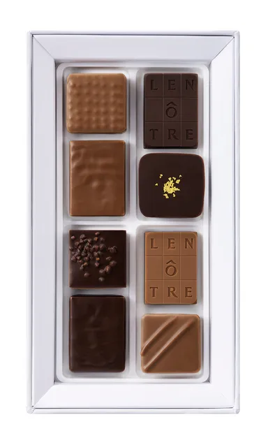 プラリネ・ガナッシュ アソート 8個入　3,564円(税込)