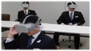 写真3 VRによる疑似訓練の様子