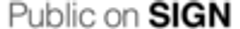 株式会社パブリック オン サインのロゴ