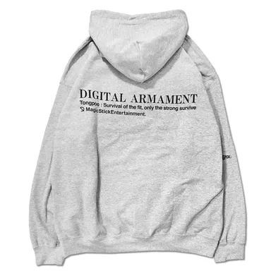 DA HOODIE(ASH GRAY) 12,000円(税抜)