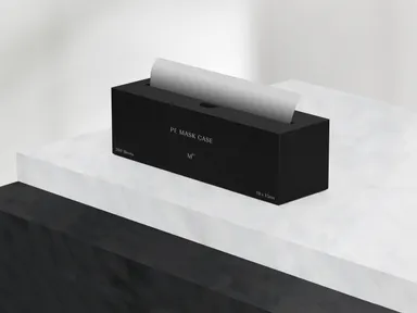 マスクラップ　ブラック