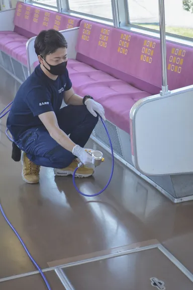 モノレール床面