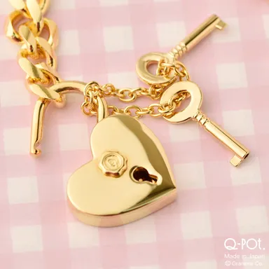 ハートロック・パドロック ブレスレット