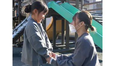 保育園で使っているシーン