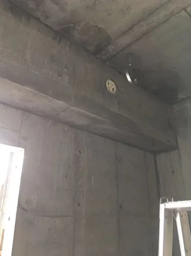 コンクリート打設後