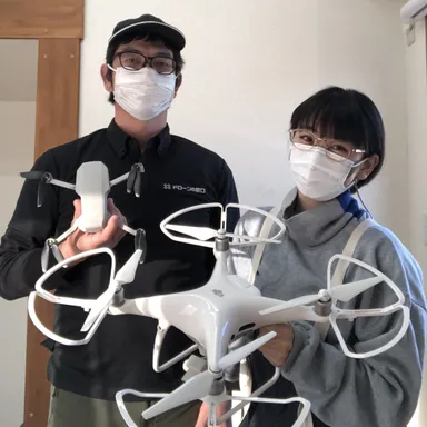 卒業試験後、担当インストラクターと時東ぁみさん