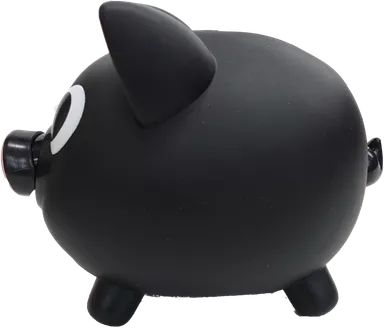 おしゃべり ブタ貯金箱 ブラック4
