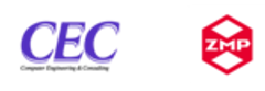 株式会社シーイーシー、株式会社ZMPのロゴ