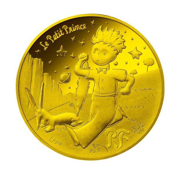 星の王子さま 10フランカラー銀貨 2000年 2021 o E - 旧貨幣/金貨/銀貨 