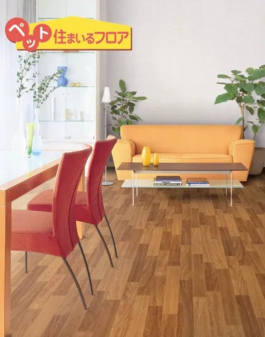 ペットフロアロゴ付