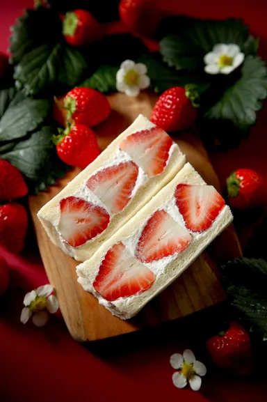 トトマルシェ商品・いちごサンド 2