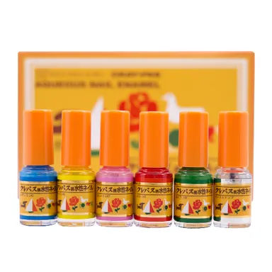 クレパス柄水性ネイルマットシリーズ5色＋BTセット(3)