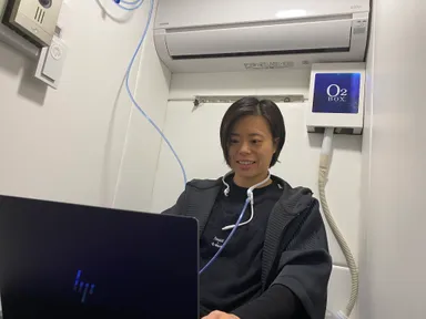 ボックス内は事務作業に最適