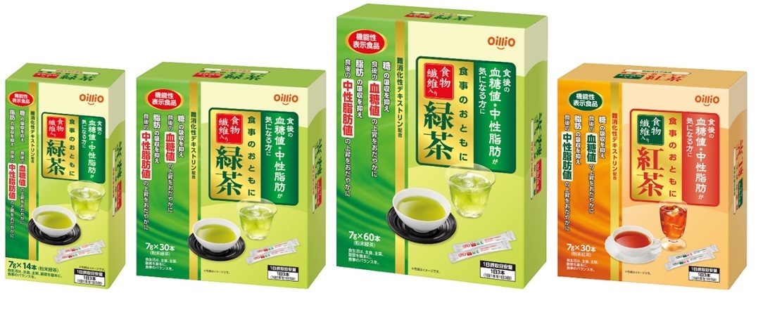 食事のおともに食物繊維入り緑茶/紅茶
