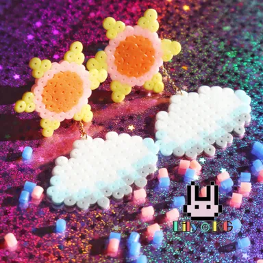 雲の上はいつも晴れイヤリング