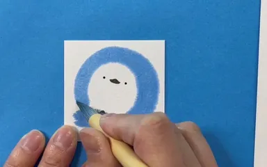 もふもふイラスト　シマエナガ