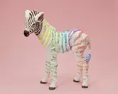 出品作品「Rainbow zebra」