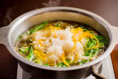 聖護院蕪と柚子がたっぷり入ります