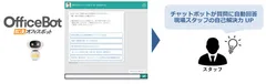 チャットボットが質問に自動回答し業務効率を改善