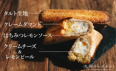 九州チーズタルト 4層構造