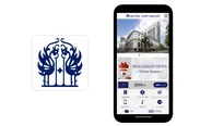 図1　『ホテルニューグランド公式アプリ』　アイコンとトップ画面