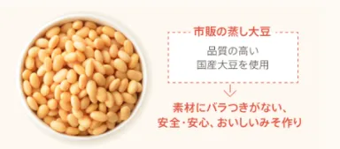 市販の蒸し大豆がオススメ1
