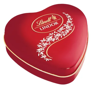 リンドール　ハート缶入り