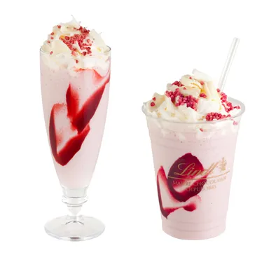 アイス・ホワイトチョコレート・ストロベリードリンク