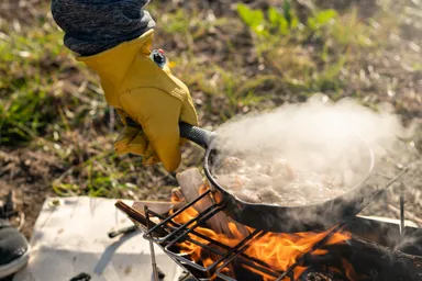 スキレットも待てちゃいます