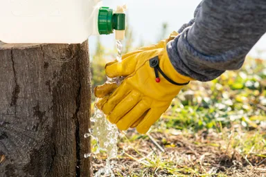 次の作業前に煤も流せます