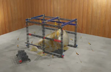 機設支柱_門型組立例(画像のみ)