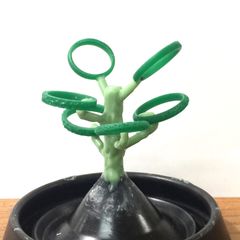 3Dプリンター製のレジンの指輪