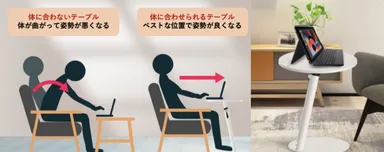 ソファやベッドでのツライPC作業はコレで解決！究極のサイドテーブル『AKA』