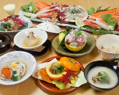 冬のコース料理《雪月花神田川》