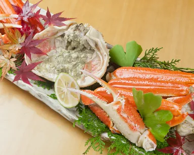 「松葉ガニ」の酢の物