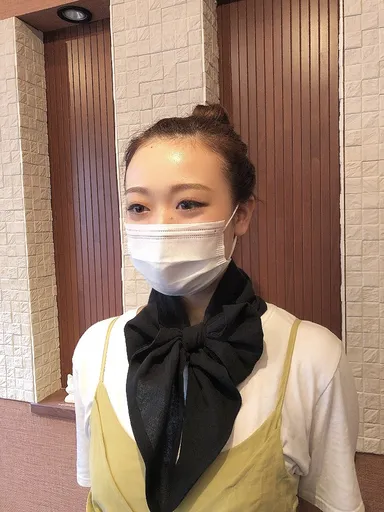 スカーフアレンジ例・長さ150cmタイプ