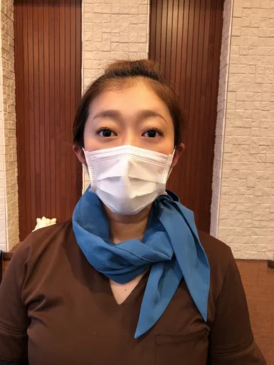 スカーフ　アレンジ例・長さ100cmタイプ